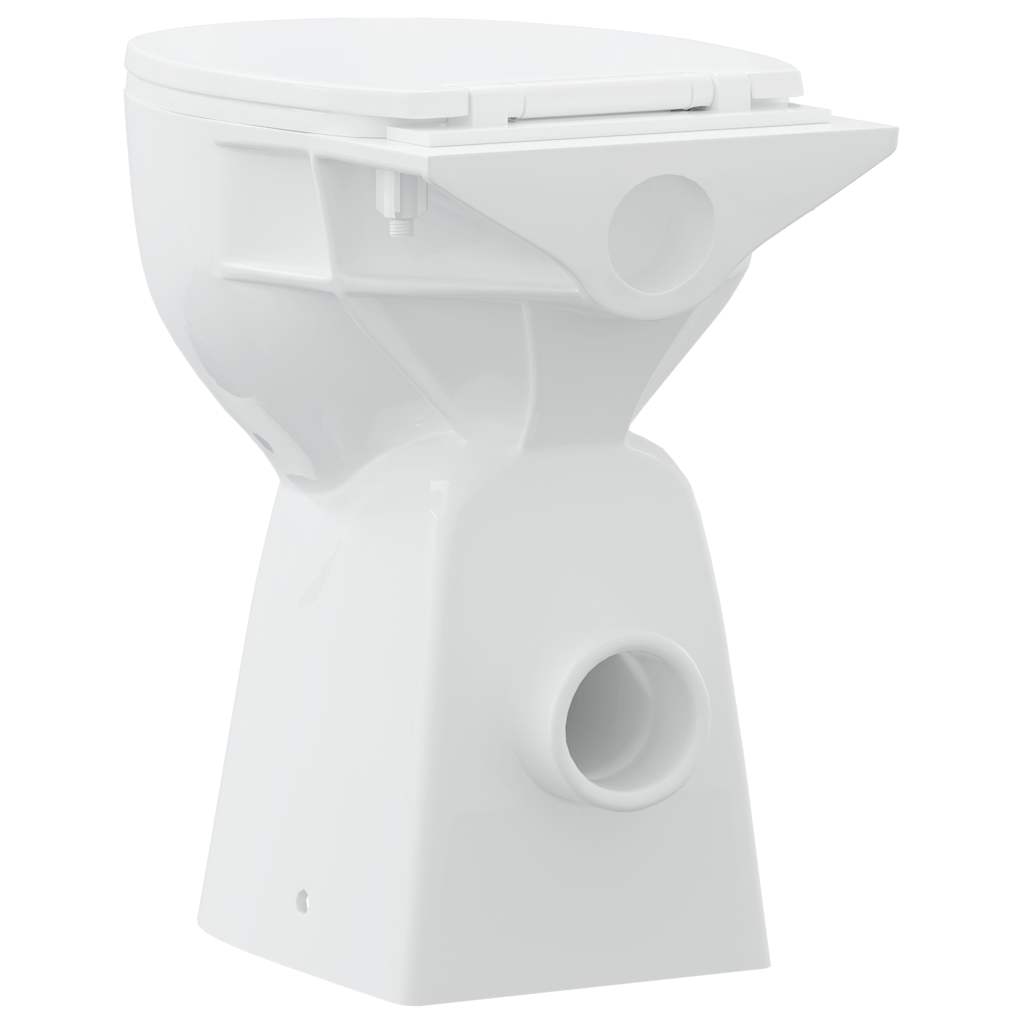 Rimless Toilet 7 cm Extra Height Soft Close Ceramic White