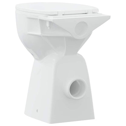 Rimless Toilet 7 cm Extra Height Soft Close Ceramic White