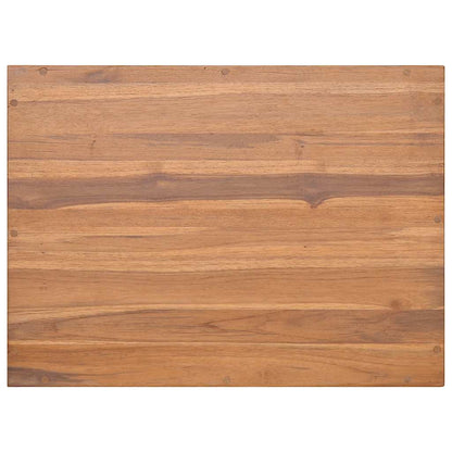 Wall-mounted Bathroom Cabinet 60x45x30 cm Solid Teak Wood