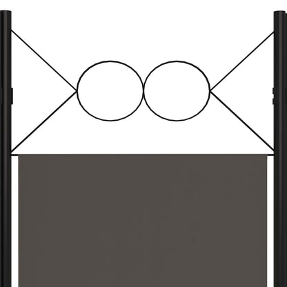 5-Panel Room Divider Anthracite 200x180 cm