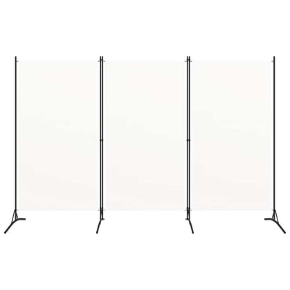 3-Panel Room Divider White 260x180 cm
