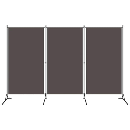 3-Panel Room Divider Anthracite 260x180 cm