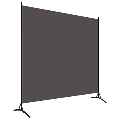 320737 vidaXL Room Divider Anthracite 175x180 cm Fabric