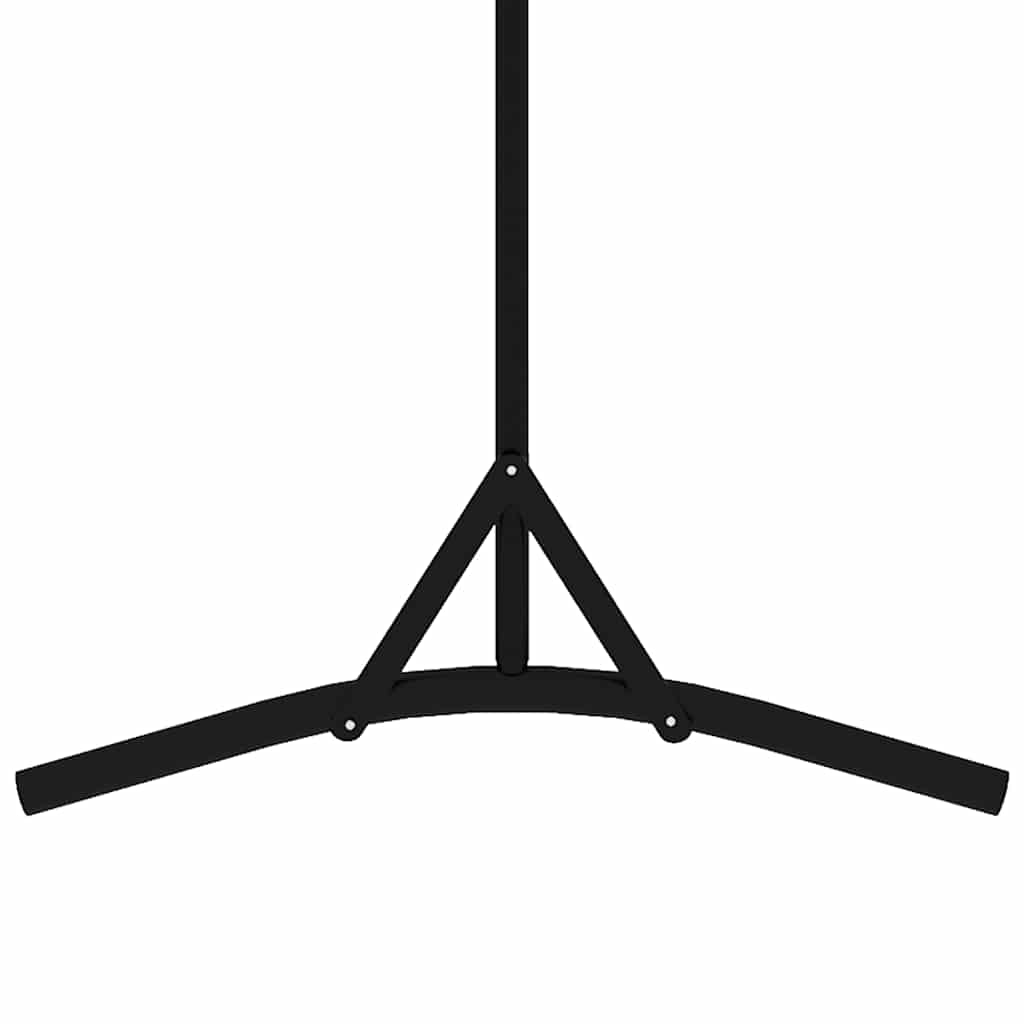 320738 vidaXL Room Divider Black 175x180 cm Fabric