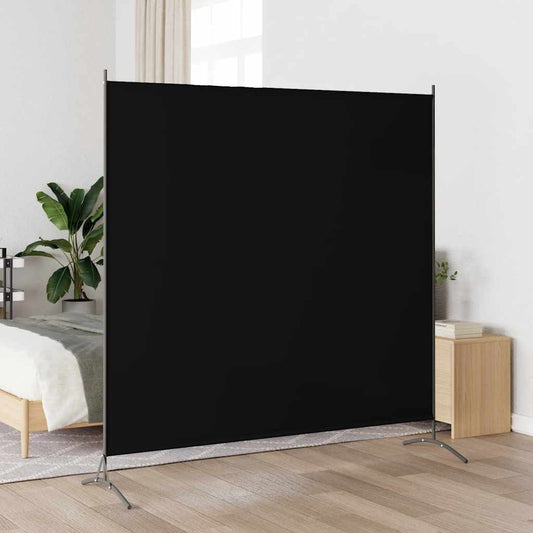 1-Panel Room Divider Black 175x180 cm