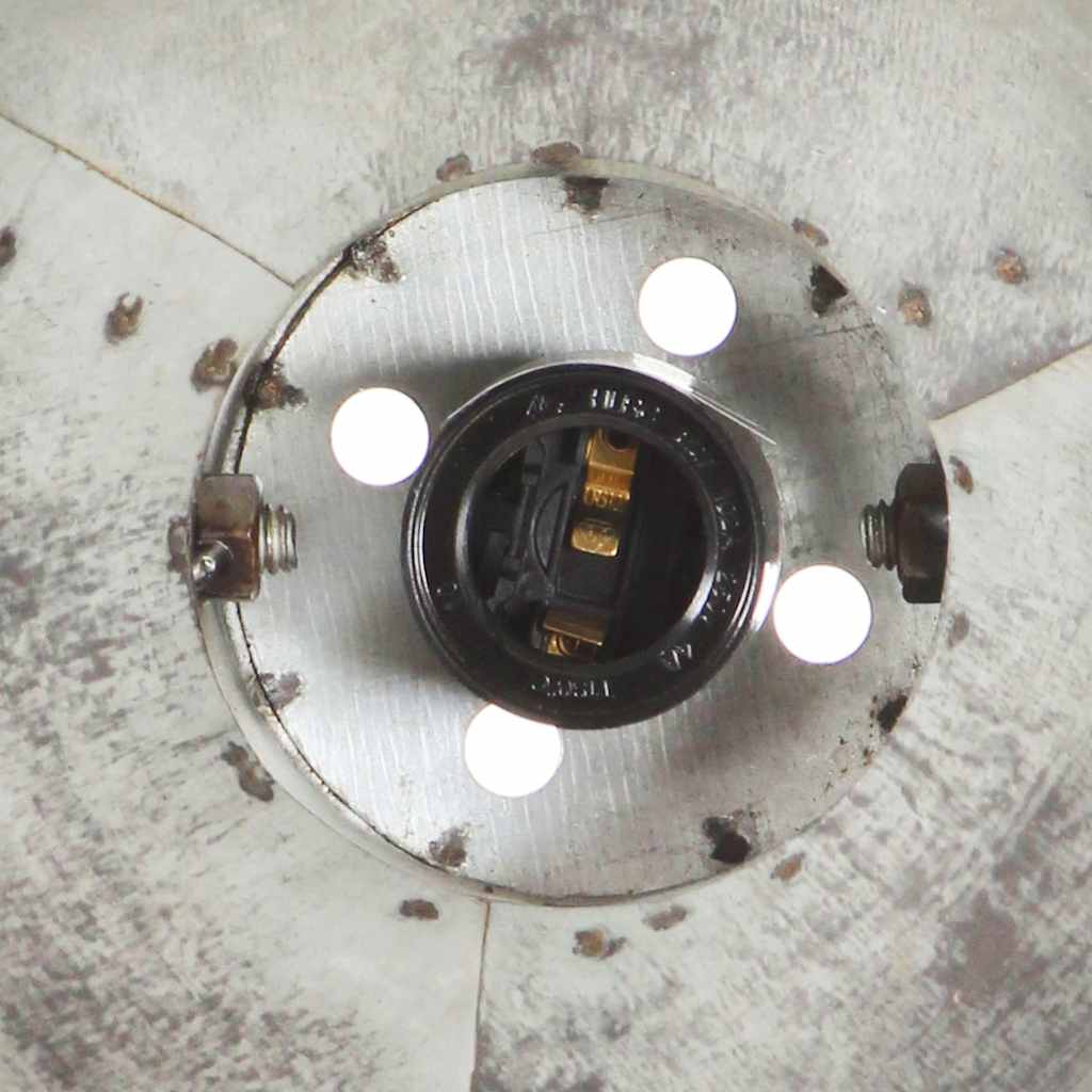 320502 vidaXL Industrial Wall Lamp Silver 65x25 cm E27