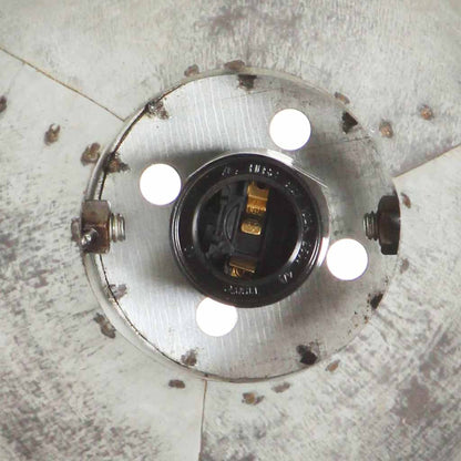 320502 vidaXL Industrial Wall Lamp Silver 65x25 cm E27