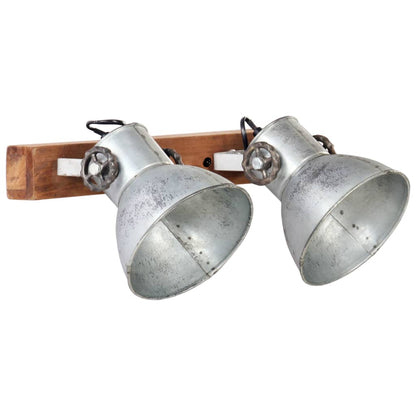 Industrial Wall Lamp Silver 45x25 cm E27