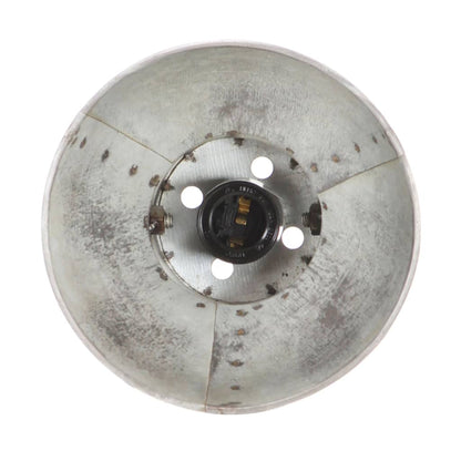 Industrial Wall Lamp Silver 45x25 cm E27