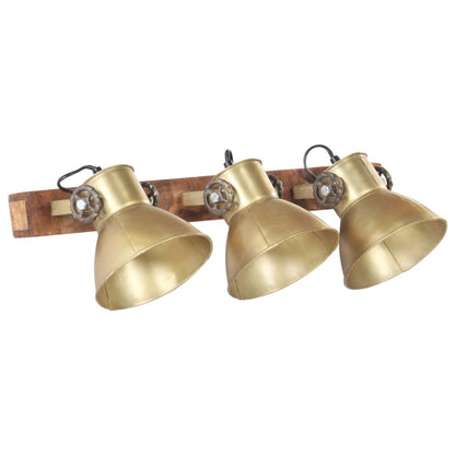 Industrial Wall Lamp Brass 65x25 cm E27