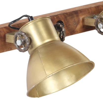 Industrial Wall Lamp Brass 65x25 cm E27