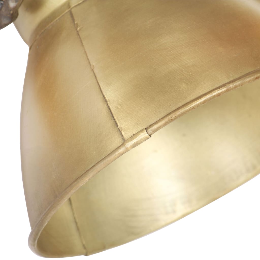 Industrial Wall Lamp Brass 65x25 cm E27