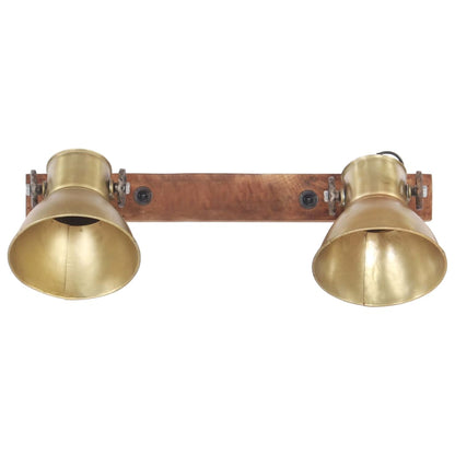 Industrial Wall Lamp Brass 45x25 cm E27