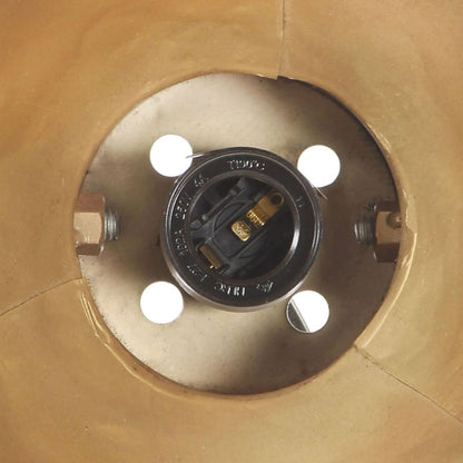 Industrial Wall Lamp Brass 45x25 cm E27