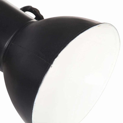 320512 vidaXL Industrial Wall Lamp Black 65x25 cm E27