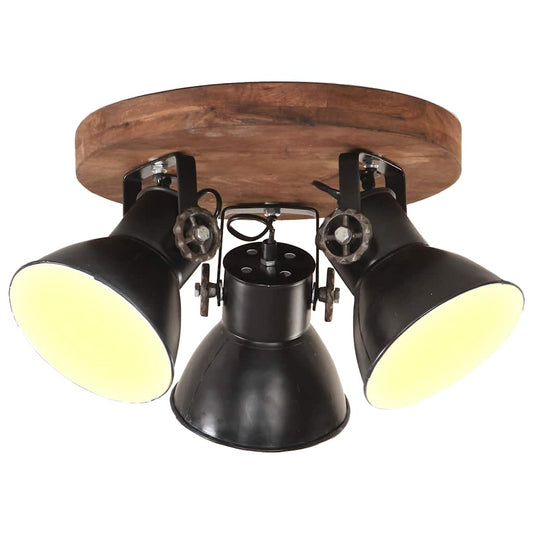 Industrial Ceiling Lamp 25 W Black 42x27 cm E27