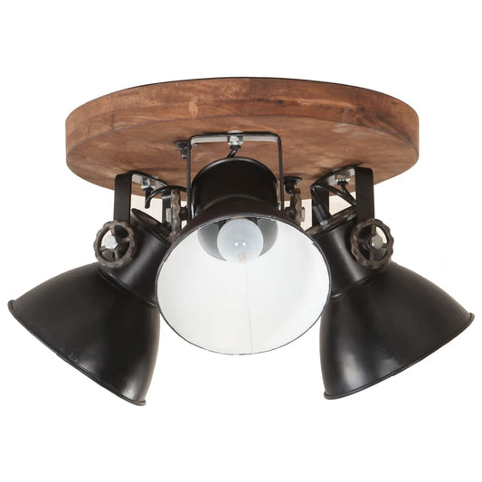 Industrial Ceiling Lamp 25 W Black 42x27 cm E27