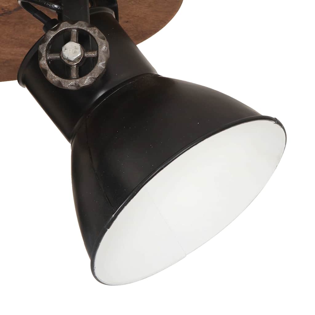 320515 vidaXL Industrial Ceiling Lamp 25 W Black 42x27 cm E27