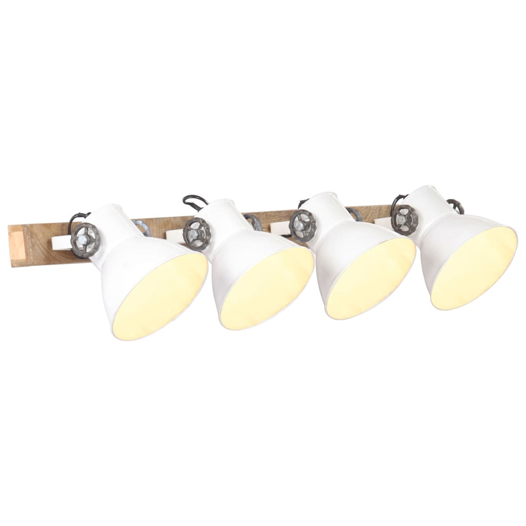 Industrial Wall Lamp White 90x25 cm E27