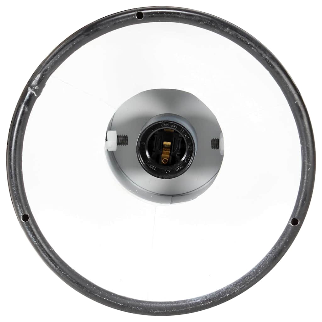320523 vidaXL Industrial Ceiling Lamp Black E27 Mango Wood