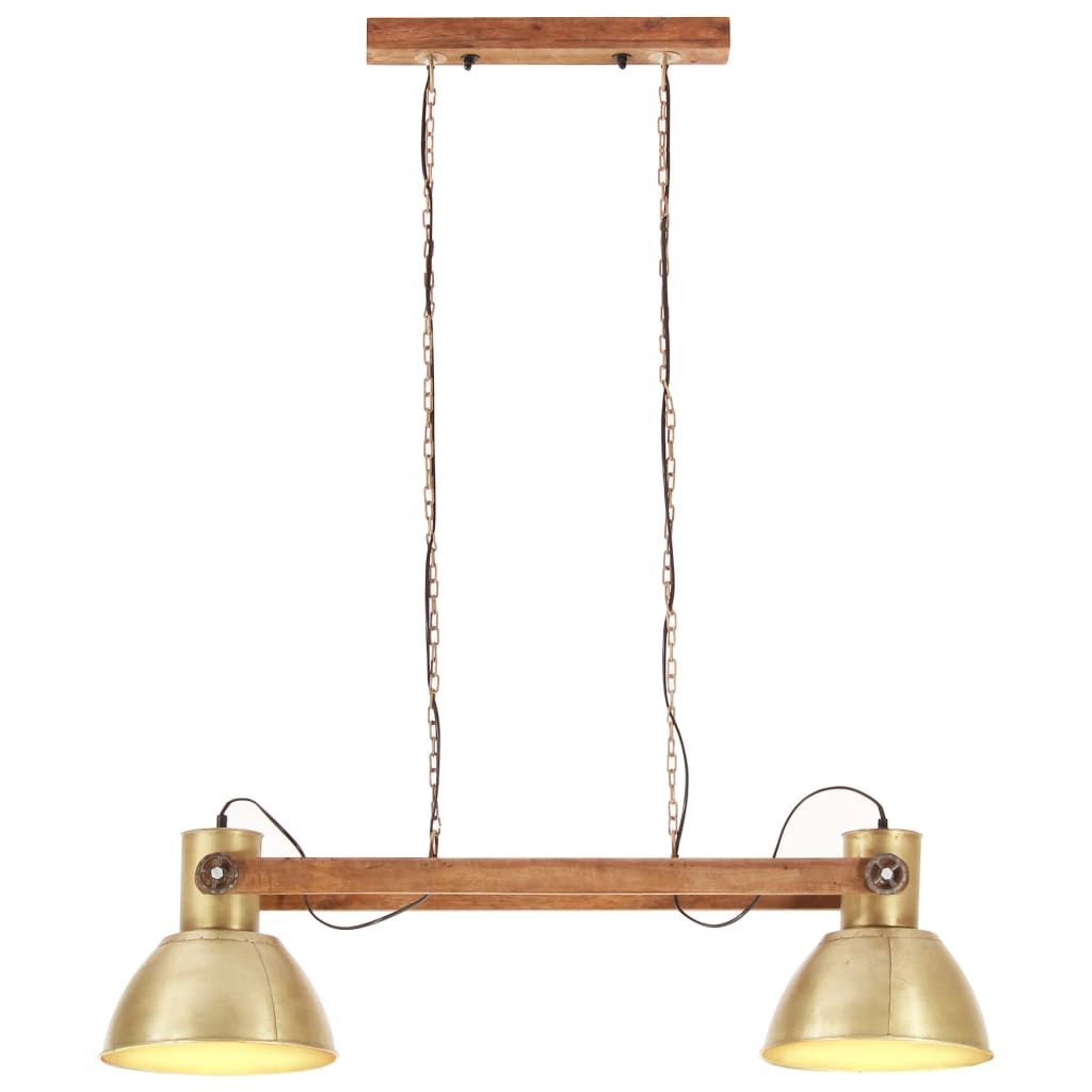 Industrial Hanging Lamp 25 W Brass 109 cm E27