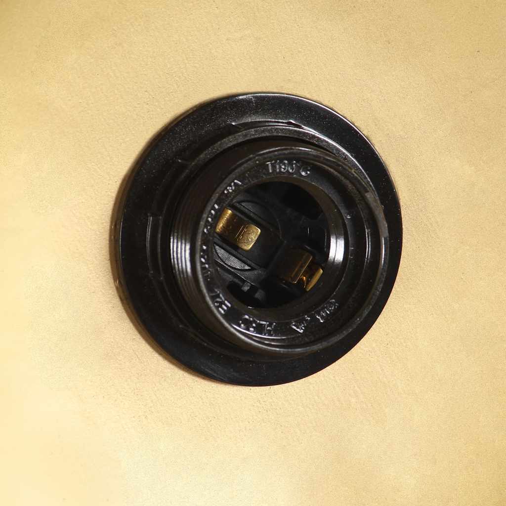 Industrial Hanging Lamp 25 W Brass Round 40 cm E27