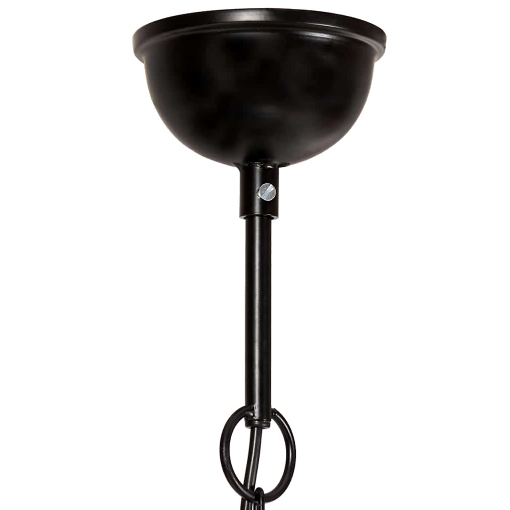 Hanging Lamp | Black and barn brown | Iron and mango wood | Medium