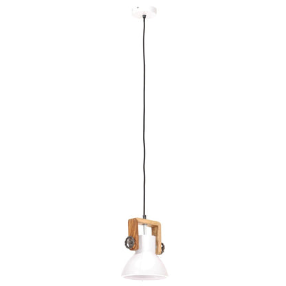 Industrial Hanging Lamp 25 W White Round 19 cm E27