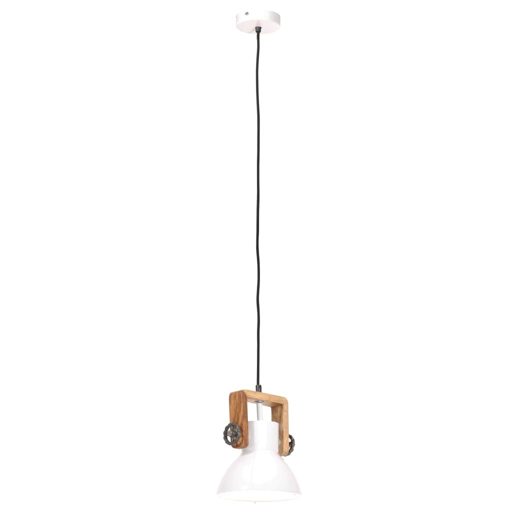 Industrial Hanging Lamp 25 W White Round 19 cm E27