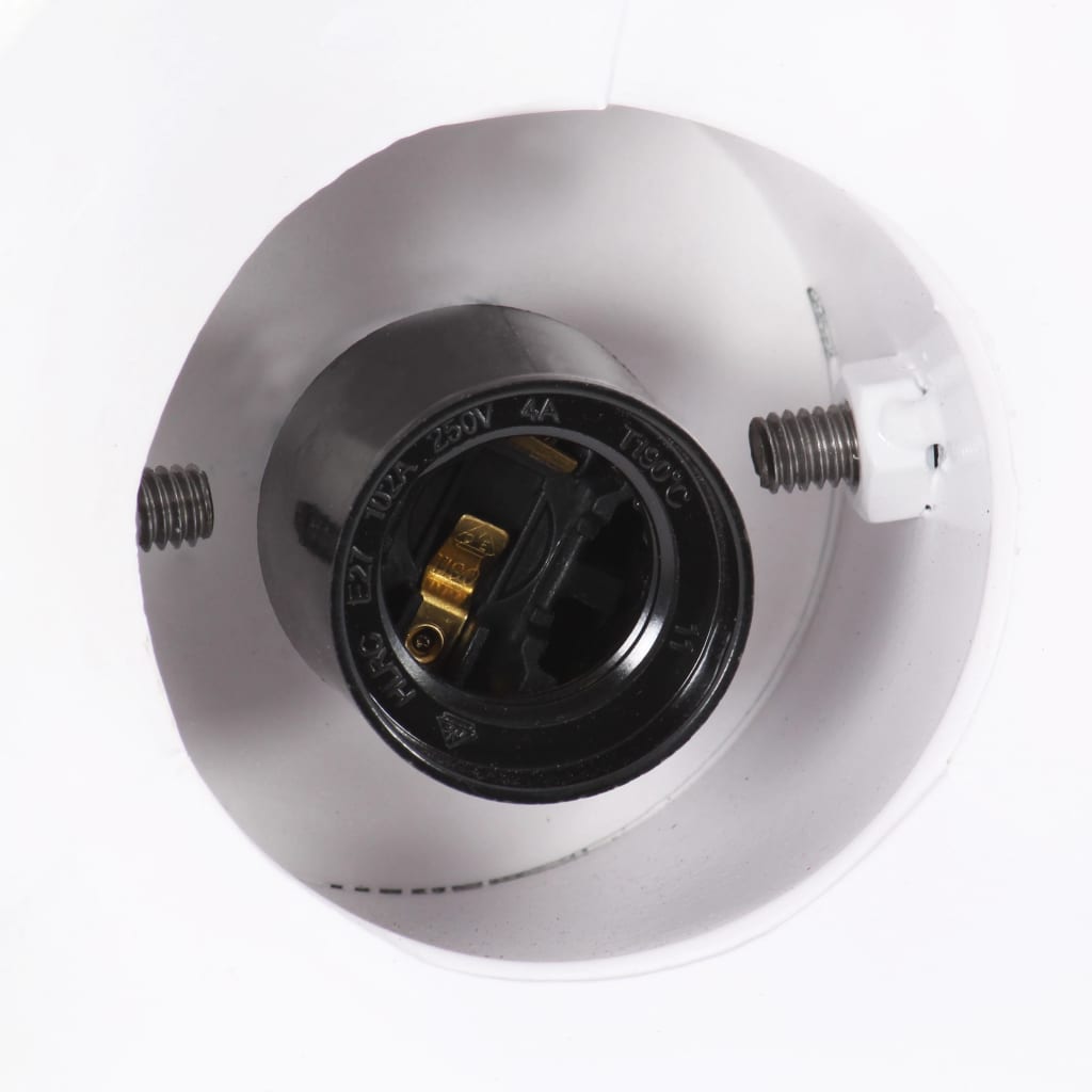 Industrial Hanging Lamp 25 W White Round 19 cm E27