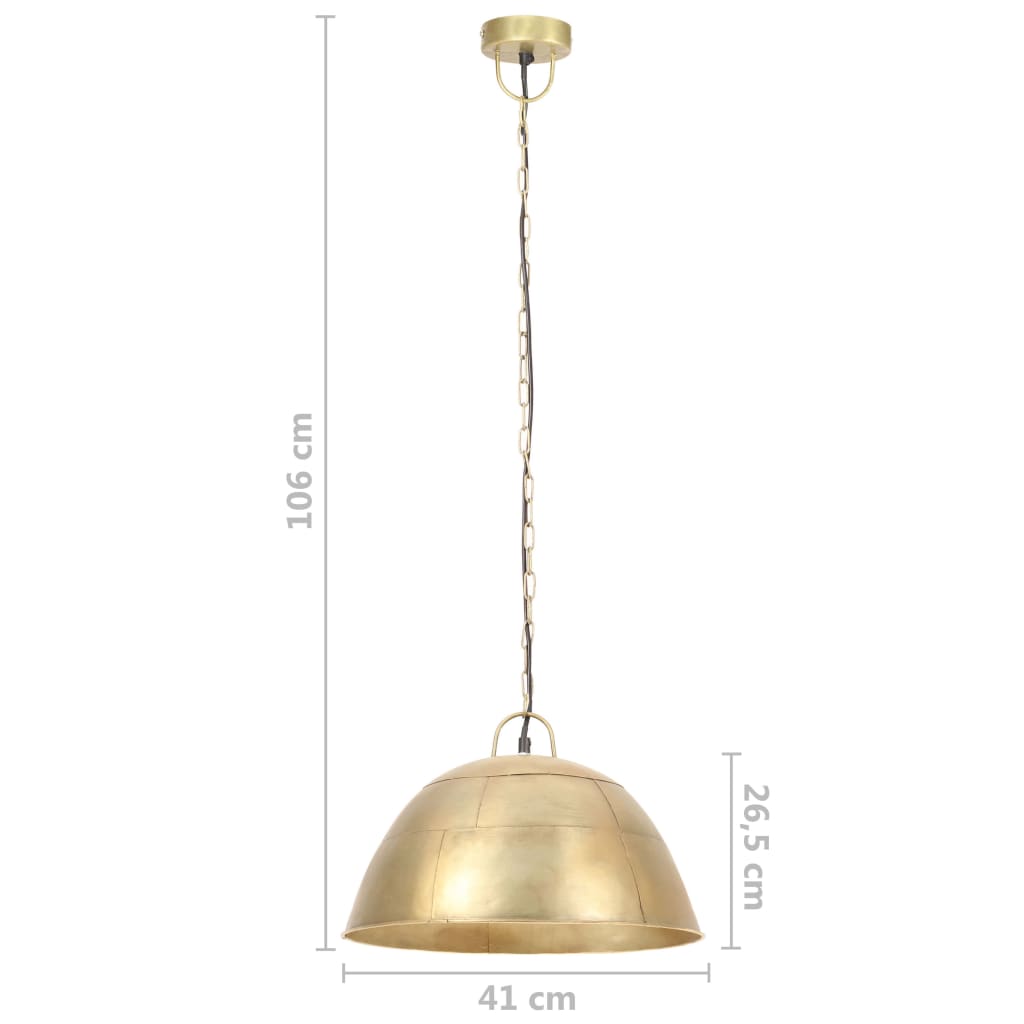 Hanging Lamp | Brass | Iron with brass coating | Medium | Hanging Lamp