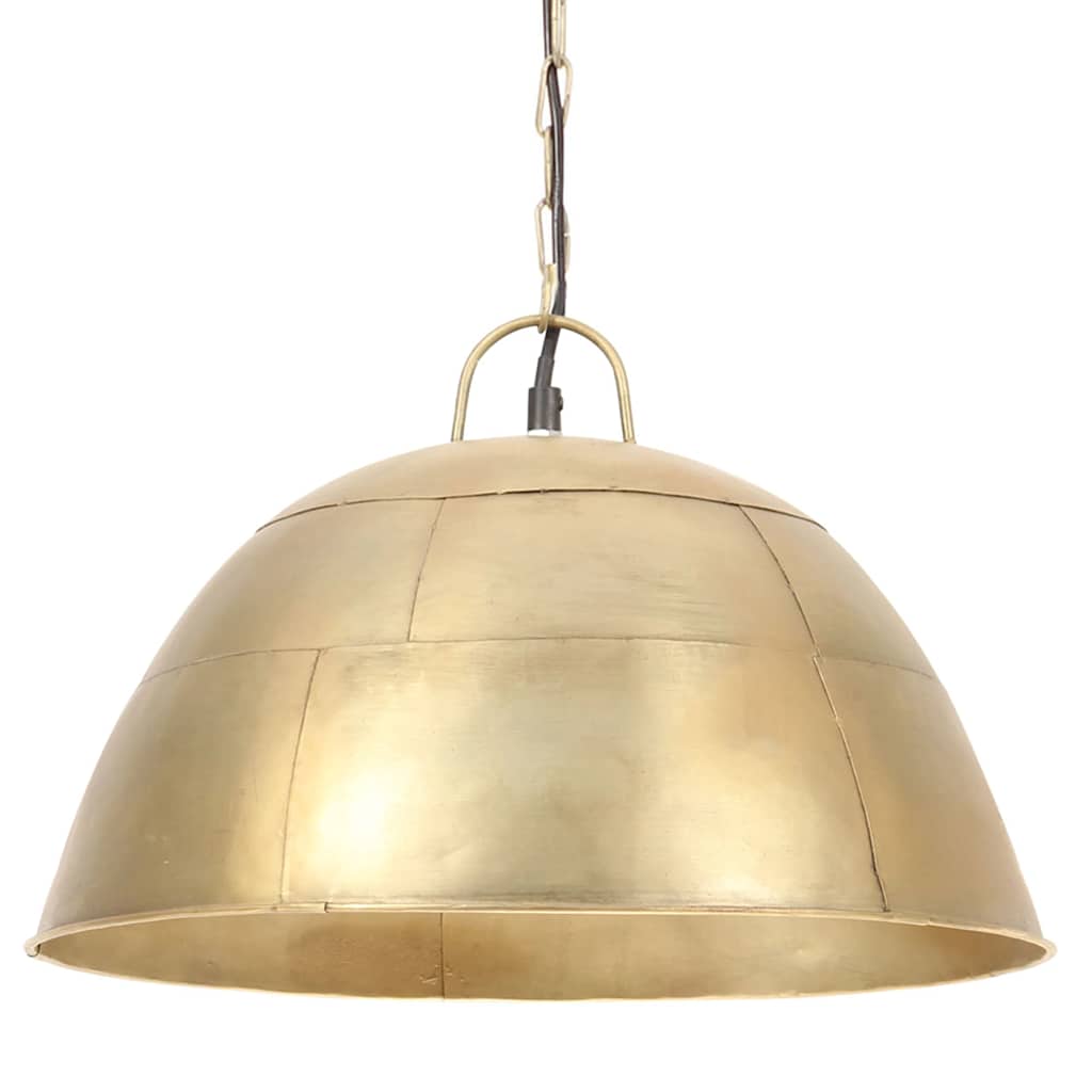 Industrial Vintage Hanging Lamp 25 W Brass Round 41 cm E27