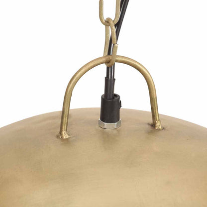 Industrial Vintage Hanging Lamp 25 W Brass Round 41 cm E27