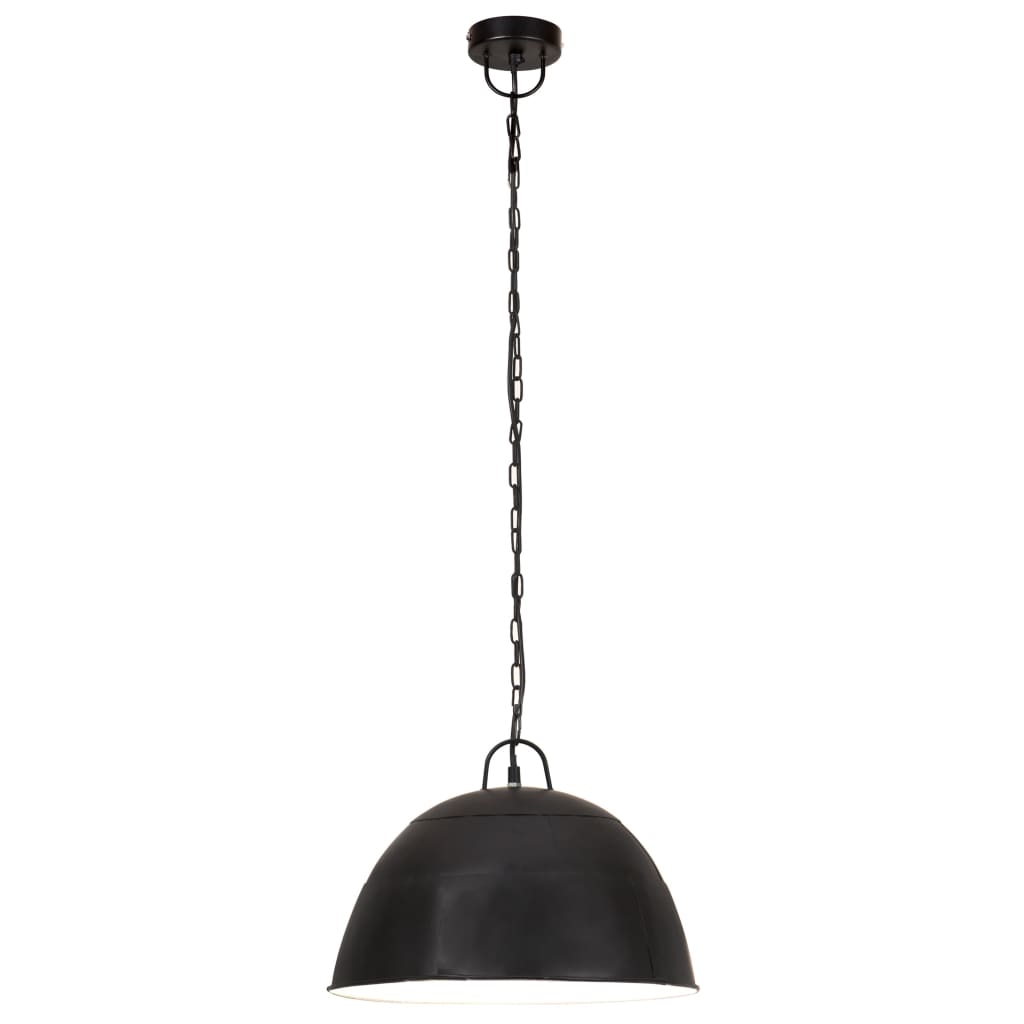 Industrial Vintage Hanging Lamp 25 W Black Round 41 cm E27