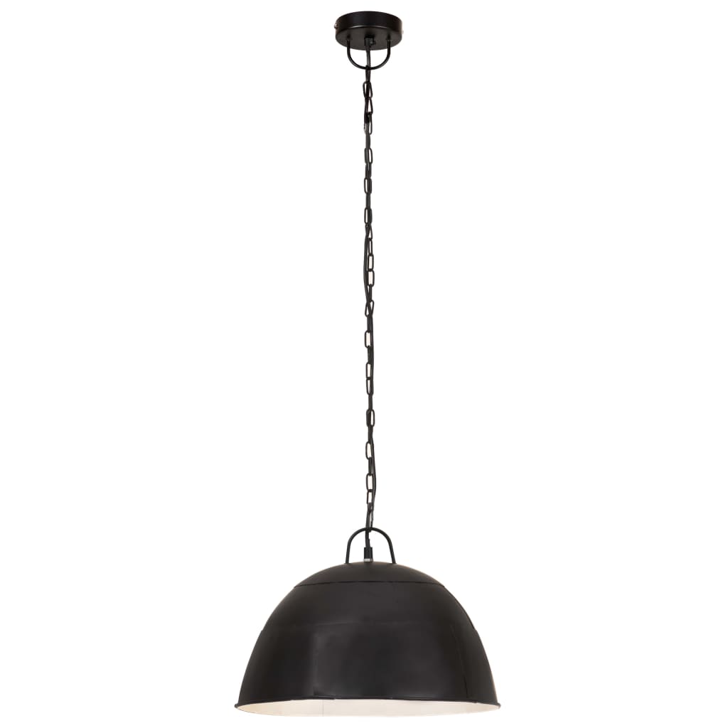 Industrial Vintage Hanging Lamp 25 W Black Round 41 cm E27