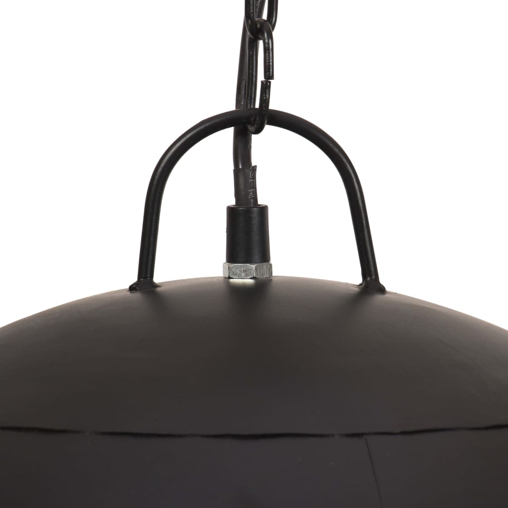 Industrial Vintage Hanging Lamp 25 W Black Round 41 cm E27