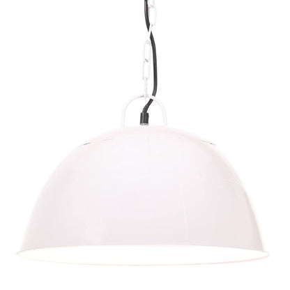 Industrial Vintage Hanging Lamp 25 W White Round 41 cm E27