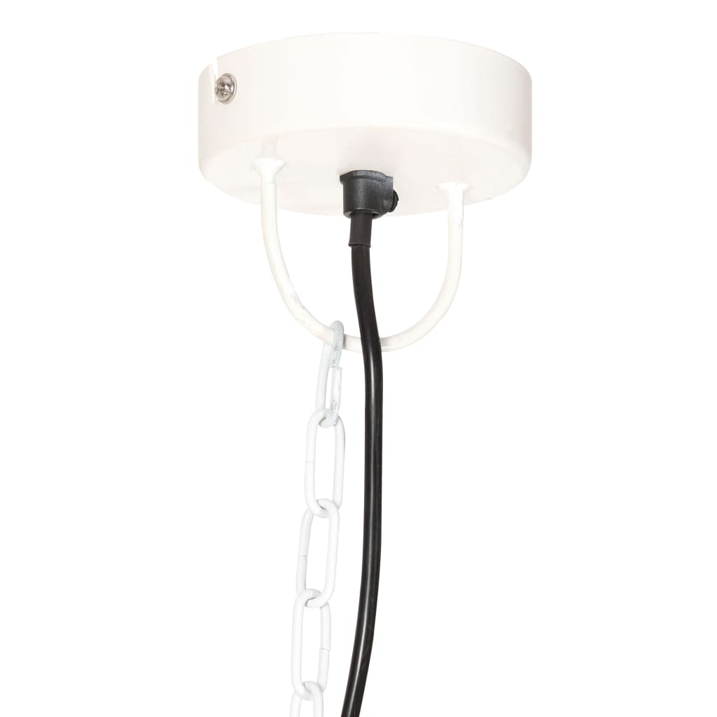 Industrial Vintage Hanging Lamp 25 W White Round 41 cm E27