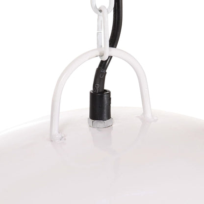 Industrial Vintage Hanging Lamp 25 W White Round 41 cm E27