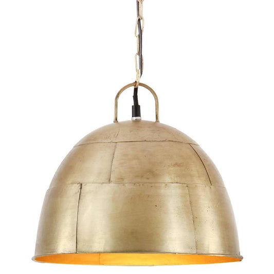Industrial Vintage Hanging Lamp 25 W Brass Round 31 cm E27
