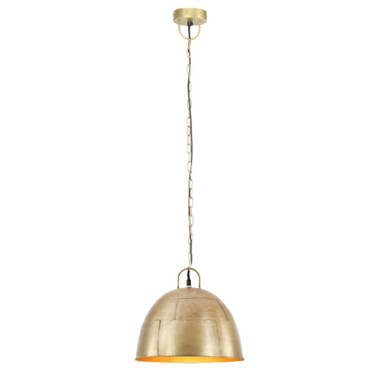 Industrial Vintage Hanging Lamp 25 W Brass Round 31 cm E27