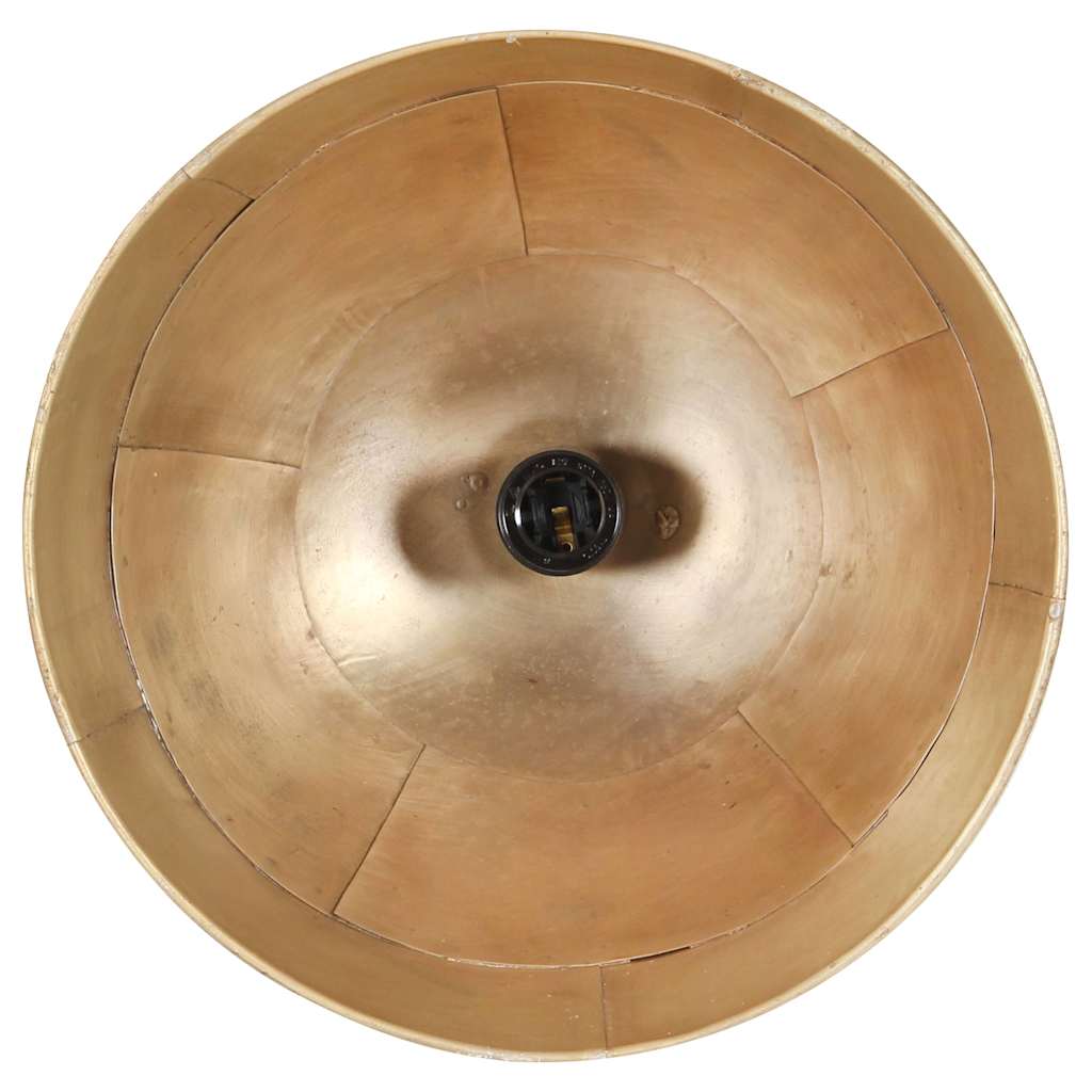 Industrial Vintage Hanging Lamp 25 W Brass Round 31 cm E27