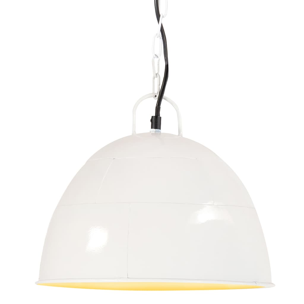 Hanging Lamp | White | Iron | Medium | Industrial | Hanging Lamp | Round