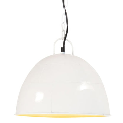 Hanging Lamp | White | Iron | Medium | Industrial | Hanging Lamp | Round