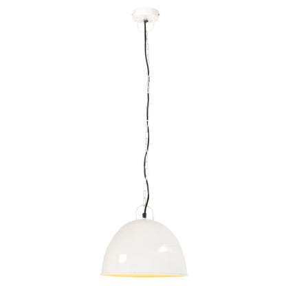 Hanging Lamp | White | Iron | Medium | Industrial | Hanging Lamp | Round