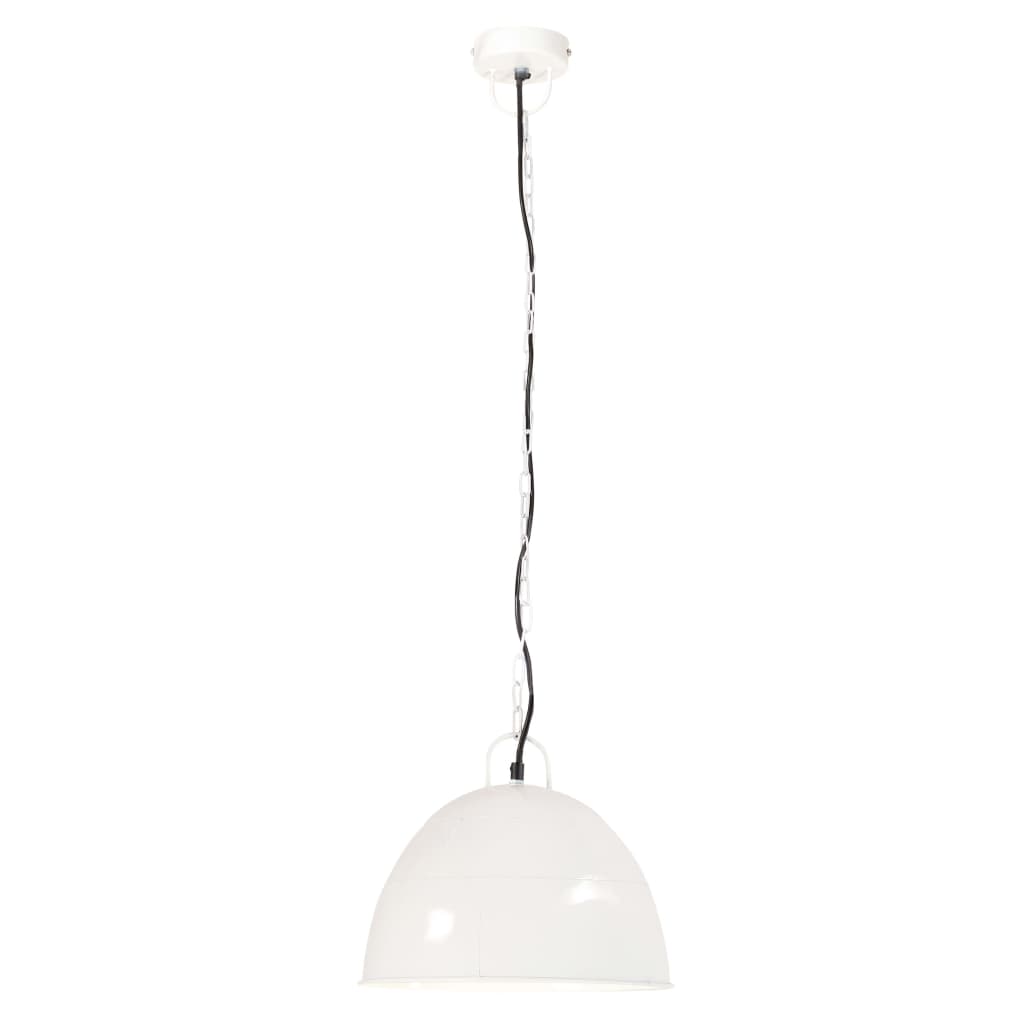 Hanging Lamp | White | Iron | Medium | Industrial | Hanging Lamp | Round