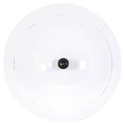 Hanging Lamp | White | Iron | Medium | Industrial | Hanging Lamp | Round
