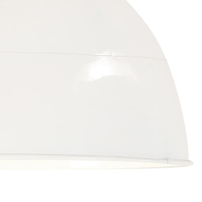 Hanging Lamp | White | Iron | Medium | Industrial | Hanging Lamp | Round