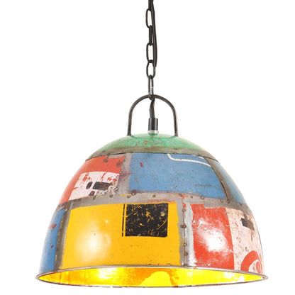 Industrial Vintage Hanging Lamp 25 W Multicolour Round 31cm E27