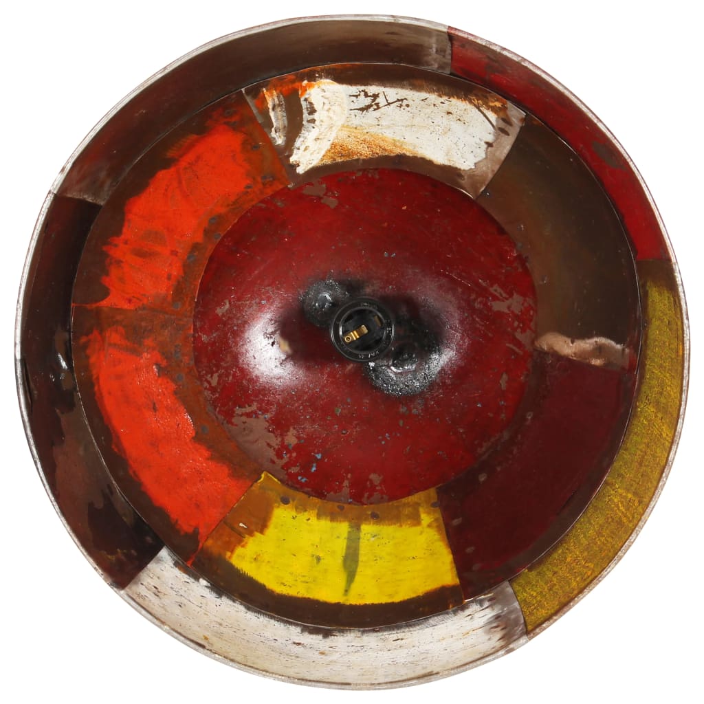 Industrial Vintage Hanging Lamp 25 W Multicolour Round 31cm E27